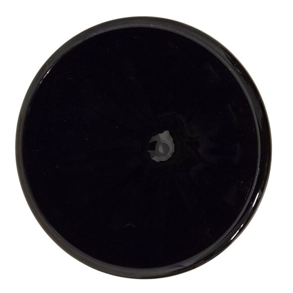 Vintage Black & Gold Porcelain Lidded Sugar Bowl Dual Handles - Picture 6 of 9